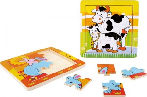 Set de puzzles animales